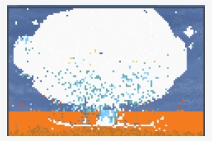 Atomic Bomb Pixel Art - Pixel Art