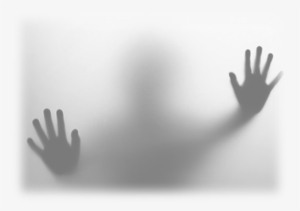 Ghost Ghoul Window Creepy Png Transparent Library - Ghost Behind The Glass