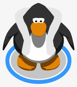White Feather Boa In Game - Lil Jeffy Club Penguin