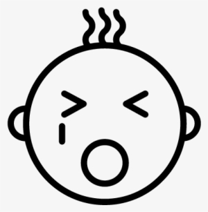 Baby Crying Vector - Baby Crying Icon