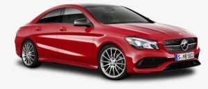 Red Mercedes Benz Cla Car Png Image - Mercedes C Class Red