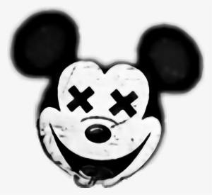 Mickey Mouse Tier Maus Creepy Blackandwhite - Mickey Mouse Png