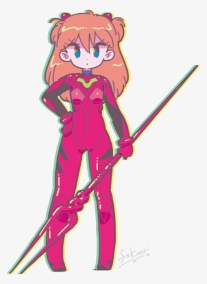 Evangelion / Asuka - Cartoon