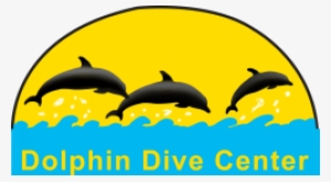 Cropped Dolphine Dive Logo - Logo