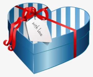 Cream Gift Box Png Clipart - Valentine Gift Clipart