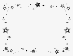 Banner Black And White Download Border Free Images - Stars Clipart Border