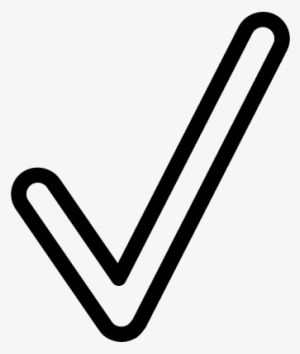 Checkmark Outline Vector - Outline Of A Check Mark