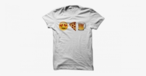 Emoji Loves Pizza And Beer T-shirt - Aim Global T Shirt