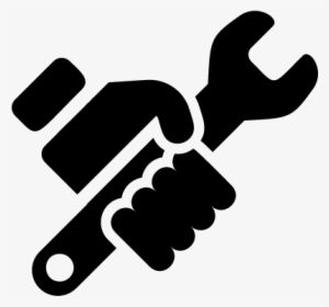 Wrench Vector Png - Tool In Hand Icon