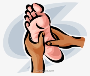 Person Receiving A Foot Massage - Foot Massage Clip Art