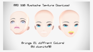 Vector Transparent Library Drawing Beards Skin Texture - Mmd Yyb Male Face