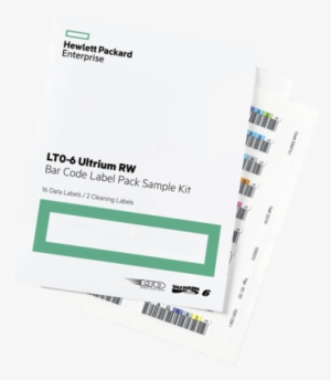 Paquete De Etiquetas De Código De Barras Rw Hpe Lto-6 - Hpe Lto 7 Ultrium Rw Bar Code Label Pack Q2014a