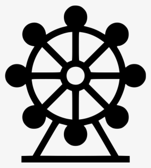 Ferris Wheel - - Marine Steering Wheel Silhouette