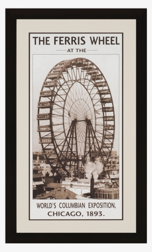 The Ferris Wheel, - Giclee Painting: The Ferris Wheel, 1893, 44x24in.