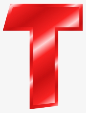 Letter T Clipart Red