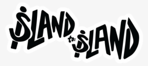 Large Black Island To Island Logo Large White Island - Logo