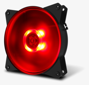 Quiet, Single Color Cooling - Cooler Master Fan Red