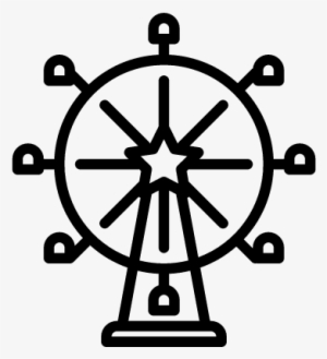 Ferris Wheel Vector - Simple Ship Wheel Tattoo