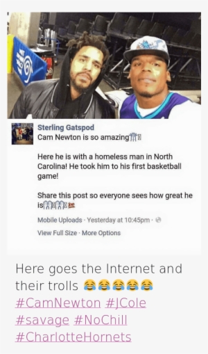 Basketball, Cam Newton, And Carolina Panthers - Cam Newton And J Cole