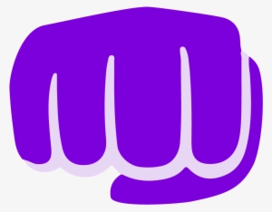 fist bumps - purple fist png