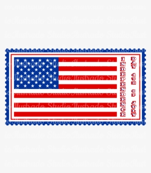 Silhouette, Print Cut, Independence Day, Flag, Usa, - Navy