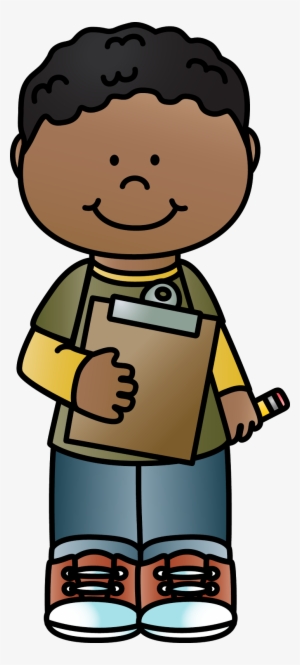 Clipboard Clipart Child Free - Kid With Clipboard Clipart