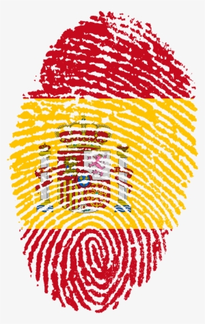 Spain Flag Fingerprint Country 653008 - Spain Fingerprint