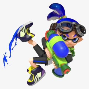 Inkling Boy Png Picture Library Download - Splatoon Blue