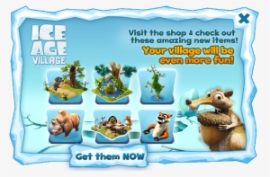 Fountain Grass Png For Kids - Ice Age Village Rhino