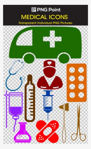 Silhouette Images, Icons And Clip Arts Of Medical Icons - Clip Art