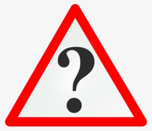 Question - Warning Triangle Transparent Png