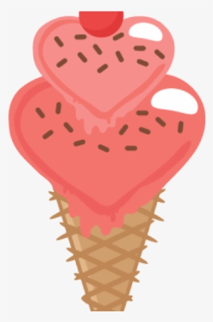 Ice Cream Clipart Heart - Scrapbooking