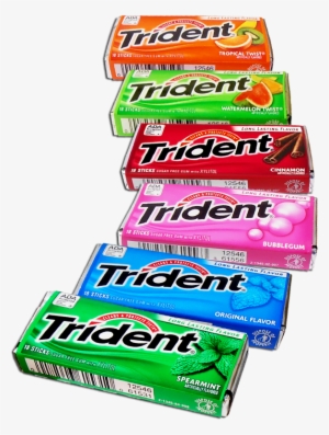 3 Pack - Trident Sugar Free Gum Spearmint 12 Pack (18