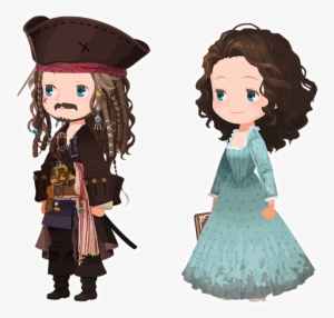 Board The Black Pearl As Jack Sparrow & Carina Smyth - Kingdom Hearts Union Χ Costumes