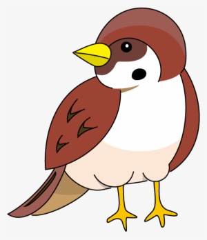 School Kids Fun - Sparrow Bird Clip Art