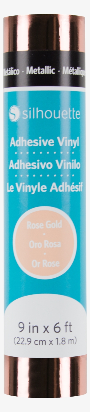 Rose Gold Metallic Vinyl 9" - Adhesive Vinyl Rose Gold Silhouette