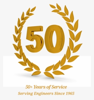 Acec 50 Plus Years - Golden Laurel Wreath 25