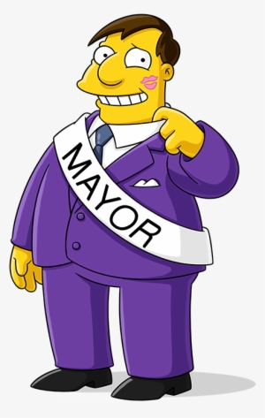 Mayor Joe Quimby - Simpsons Quimby