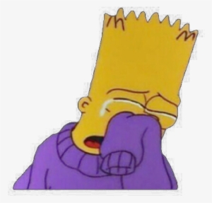 Sad, Simpsons, And Bart Image - Bart Simpson Sad Png