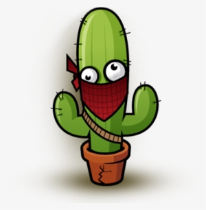 Fishing Cactus Character - Cactus