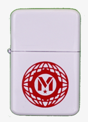 White Globe Logo Lighter - Logo
