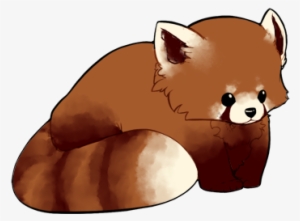 Red Panda Sorta Chibi By Pyxelle Art-d5o4knl - Red Panda Cartoon Png