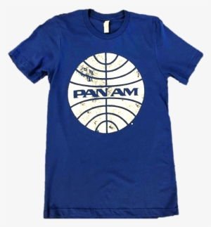 Vintage Pan Am Globe Logo T Shirt - Pan Am Bag