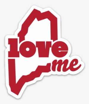 Loveme Die-cut Magnet - Live Me Maine