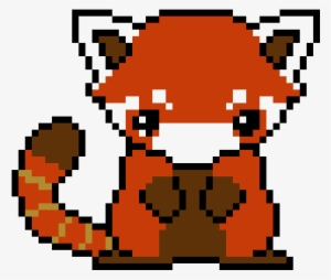 Red Panda - Pixel Art Red Panda