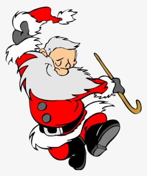 Christmas, Holiday, Clip Art, Santa Clause, Happy - Dancing Christmas
