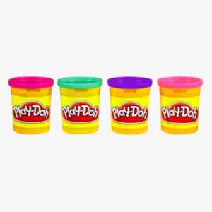 Play-doh 4 Pack - Hasbro Playdoh 4 Pack, Assorted Colors