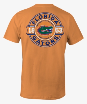 Ncaa Florida Gators Orange Comfort Colors 1853 T-shirt - Active Shirt