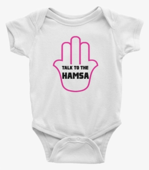 Talk To The Hamsa Jewish Baby Onesies - Isn T Even My Final Form Baby Onesie