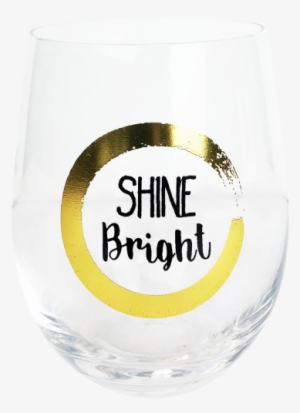 Shine Bright Wine Glass 12cm - Glass